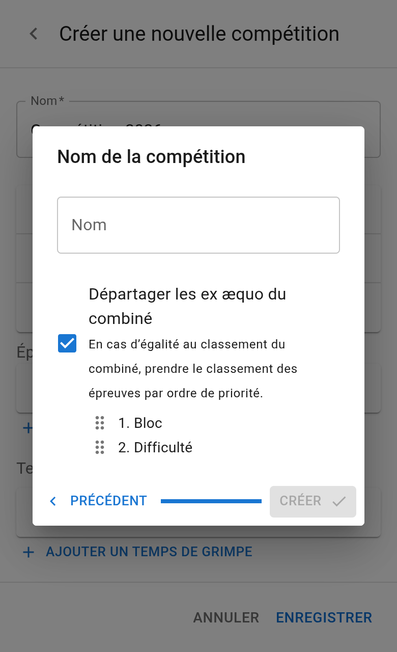 Assistant — nom de la compétition